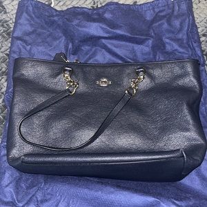 Navy Coach Bag